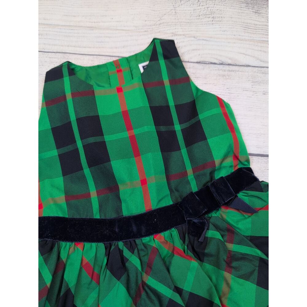 2T Janie and Jack Plaid Holiday Dress - Picture 2 of 7